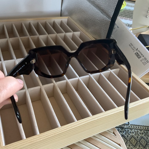 Prada PR 14ZS Tortoise/Brown Shaded (2AU-6S1) Sunglasses - Picture 8 of 9
